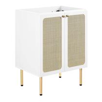 Armário Modway Chaucer 60cm Vaity de banheiro branco Armário Modway Chaucer 60cm Vaity de banheiro branco