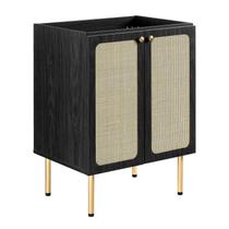 Armário Modway EEI-6601-BLK Chaucer 60 cm Preto Rattan Armário Modway EEI-6601-BLK Chaucer 60 cm Preto Rattan