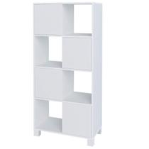 Armário Multiuso 02 Portas Com Nichos Wally Branco A02