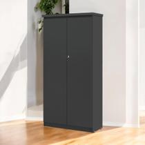 Armário Multiuso 02 Portas Doubler Preto