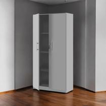 Armário Multiuso 02 Portas Light Cinza