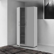 Armário Multiuso 02 Portas Lumiere Cinza