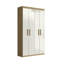 Armário Multiuso 04 Portas MDF Casa Atacama Off White Aramóveis Armário Multiuso 04 Portas MDF Casa Atacama Off White Aramóveis