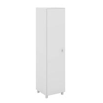 Armário Multiuso 1 Porta 2 Prateleiras AM3107 Branco - Tecno Mobili Armário Multiuso 1 Porta 2 Prateleiras AM3107 Branco - Tecno Mobili