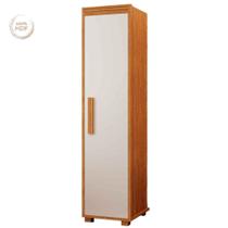 Armário Multiuso 1 Porta 4 Prateleiras 100% Mdf delta Nature Off White