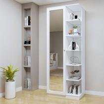 Armário Multiuso 1 Porta com Espelho João Pessoa