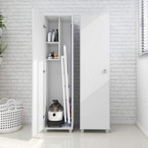 Armário Multiuso 1 Porta Cozinha/Área de Serviço Branco