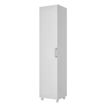 Armário Multiuso 1 Porta Para Lavanderia e Área De Serviço BS 03 Branco Armário Multiuso 1 Porta Para Lavanderia e Área De Serviço BS 03 Branco