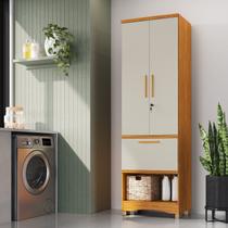 Armário Multiuso 2 Portas 1 Gaveta 61,70cm 100% MDF Chianti Espresso Móveis Armário Multiuso 2 Portas 1 Gaveta 61,70cm 100% MDF Chianti Espresso Móveis