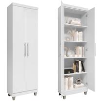Armário Multiuso 2 Portas 189cm Cozinha Lavanderia Quarto Escritório
