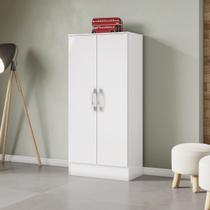 Armário Multiuso 2 Portas 3 Prateleiras Prime Branco