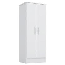 Armário Multiuso 2 Portas 3 Prateleiras Viena D02 Branco - Mpozenato Armário Multiuso 2 Portas 3 Prateleiras Viena D02 Branco - Mpozenato