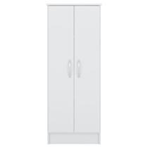 Armário Multiuso 2 Portas 4 Prateleiras 120 cm Ballena Branco