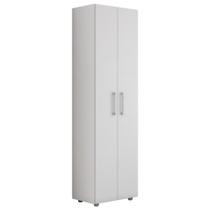 Armário Multiuso 2 Portas 4 Prateleiras Beatriz Branco - AJL Móveis