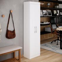 Armário Multiuso 2 Portas 4 Prateleiras Office - Branco Armário Multiuso 2 Portas 4 Prateleiras Office - Branco