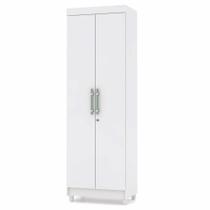 Armário Multiuso 2 Portas 5 Prateleiras Branco Flex Line Vila Rica