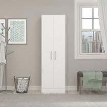 Armário Multiuso 2 Portas 52x170cm Mdp Branco Menu Móveis Branco