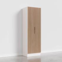 Armário Multiuso 2 Portas 70cm com Rodapé Ipanema CabeCasa MadeiraOriginals Acácia/Branco Armário Multiuso 2 Portas 70cm com Rodapé Ipanema CabeCasa MadeiraOriginals Acácia/Branco