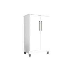 Armário Multiuso 2 Portas Branco Mali Casa Mobilia