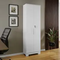 Armário Multiuso 2 Portas com Chave 100% MDF Prisma Armário Multiuso 2 Portas com Chave 100% MDF Prisma