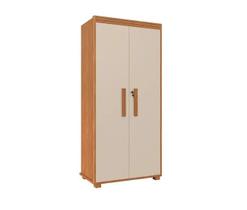 Armário Multiuso 2 portas com chave ATENAS CINAMOMO/OFF WHITE