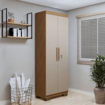 Armário Multiuso 2 Portas com Chave e 5 Prateleiras Asteca Armário Multiuso 2 Portas com Chave e 5 Prateleiras Asteca