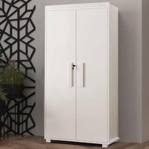 Armário Multiuso 2 Portas Com Chave Ideal Para Quarto 100 Mdf