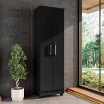 Armário Multiuso 2 portas com chave ISABELA PRETO