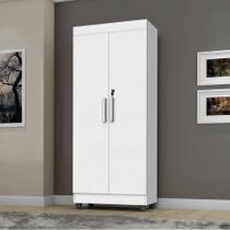Armário Multiuso 2 Portas com Chave Ryan Branco