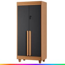 Armário Multiuso 2 Portas com Chave Sapateira Organizador Lavanderia Alto Móveis Bonatto Armário Multiuso 2 Portas com Chave Sapateira Organizador Lavanderia Alto Móveis Bonatto