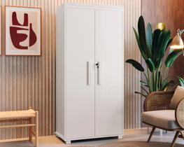 Armário Multiuso 2 Portas com Prateleiras Espaçosas Envio Imediato