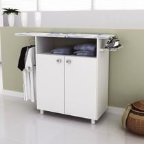 Armário Multiuso 2 Portas com Tábua de Passar TP3000 - Branco