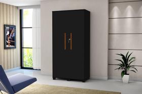 Armário Multiuso 2 Portas Dacar Preto