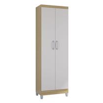 Armário Multiuso 2 Portas Damasco Off White - Poquema