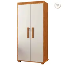 Armário Multiuso 2 Portas Grande em MDF com Chave Nature Armário Multiuso 2 Portas Grande em MDF com Chave Nature