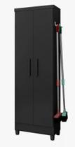 Armário Multiuso 2 portas LAVANDERIA 879 PRETO Armário Multiuso 2 portas LAVANDERIA 879 PRETO