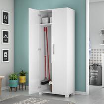 Armário Multiuso 2 Portas Lavanderia Nt 4015 2021 Branco/New Armário Multiuso 2 Portas Lavanderia Nt 4015 2021 Branco/New