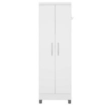 Armário Multiuso 2 Portas Linus 879 Branco - Qmovi Armário Multiuso 2 Portas Linus 879 Branco - Qmovi
