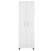 Armário Multiuso 2 Portas Linus 879 Branco - Qmovi Armário Multiuso 2 Portas Linus 879 Branco - Qmovi