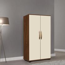Armário Multiuso 2 Portas Nara Móveis Primus Mel/Pérola