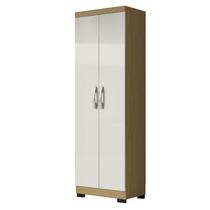 Armário Multiuso 2 Portas New 2000192 Atacama Off White com Pés Preto - Aramóveis