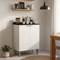 Armário Multiuso 2 Portas para Cozinha Área Gourmet Escritório Área de Churrasco Carol
