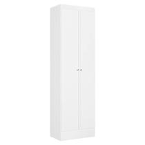 Armário Multiuso 2 Portas Space Branco Acetinado - THB Armário Multiuso 2 Portas Space Branco Acetinado - THB