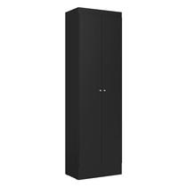 Armário Multiuso 2 Portas Space Preto Acetinado - THB