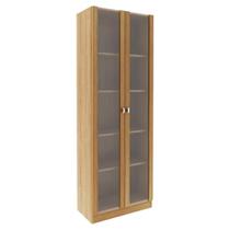 Armario Multiuso 2 Portas Vidro 171X60 cm AM3112 Tecno Mobili Armario Multiuso 2 Portas Vidro 171X60 cm AM3112 Tecno Mobili