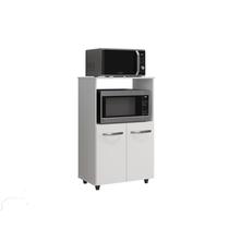 Armario Multiuso 2 Pts Forno Microondas Ou Bebedouro Tais Cor Branco