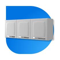 Armário Multiuso 3 Portas Aço Itatiaia Rose Branco Neve Armário Multiuso 3 Portas Aço Itatiaia Rose Branco Neve