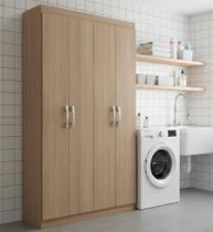 Armário Multiuso 4 Portas 8 Prateleiras Milão Espresso Móveis