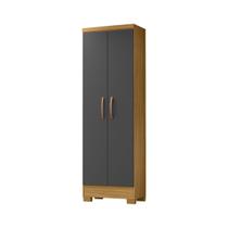 Armário Multiuso 604 com 2 Portas Pés em Plástico Armário Multiuso 604 com 2 Portas Pés em Plástico