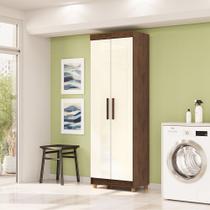 Armário Multiuso 61cm Alto 2 Portas Prateleiras Guiné V01 - D'Rossi Armário Multiuso 61cm Alto 2 Portas Prateleiras Guiné V01 - D'Rossi